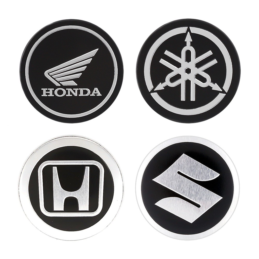 山葉 摩托車 YAMAHA HONDA SUZUKI Emblem 三維 Logo 貼紙踏板車摩托車品牌金屬三維造型貼紙