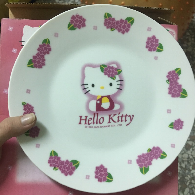 「已保留給指定顧客」 Hello kitty 點心盤 盤子 陶瓷盤