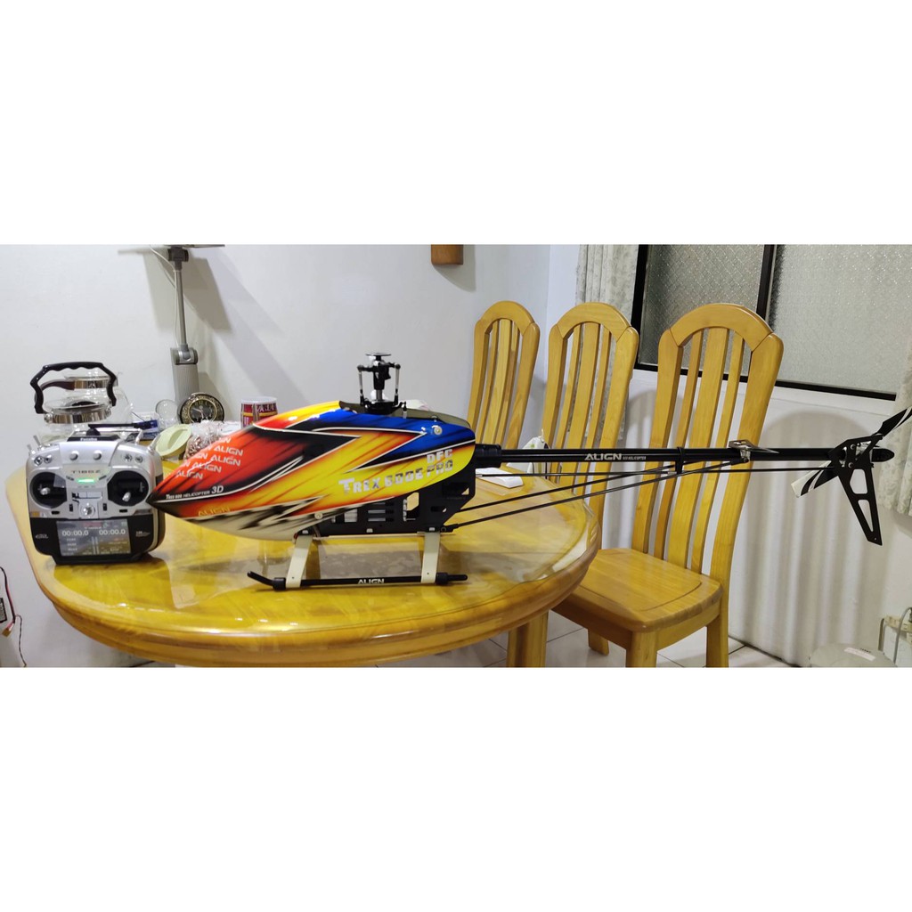 H1直升機3D飛控陀螺儀GPS T-REX 600E PRO DFC 高級套裝版亞拓ALIGN臺灣製造 遙控直升機到手飛