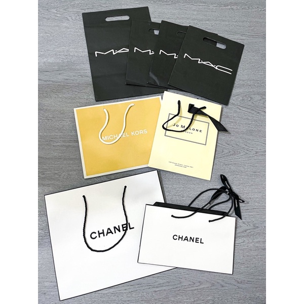Chanel、Mac、MK、Jomalone紙袋
