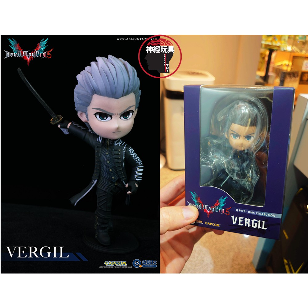 【神經玩具】現貨 Asmus Toys Qbitz QB010 惡魔獵人5 維吉爾 4吋Q版微可動人偶 阿司馬