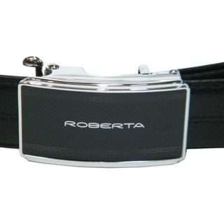 【IMAGEDUCK】M6823-1-(特價拍品)ROBERTA(諾貝達)鋅合金牛皮自動扣皮帶RM-15158-1