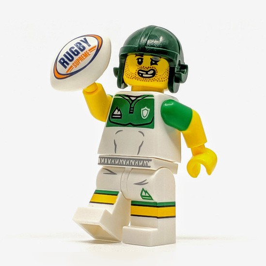 LEGO 71025 13號 橄欖球員 橄欖球 Rugby Player
