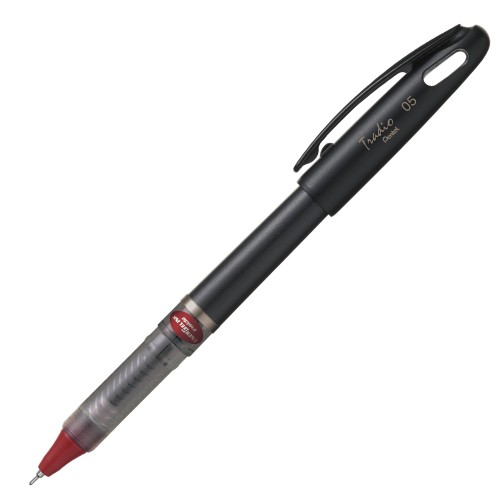 Pentel BLN115A-B黑桿紅芯0.5 極速鋼珠筆 (12支入)