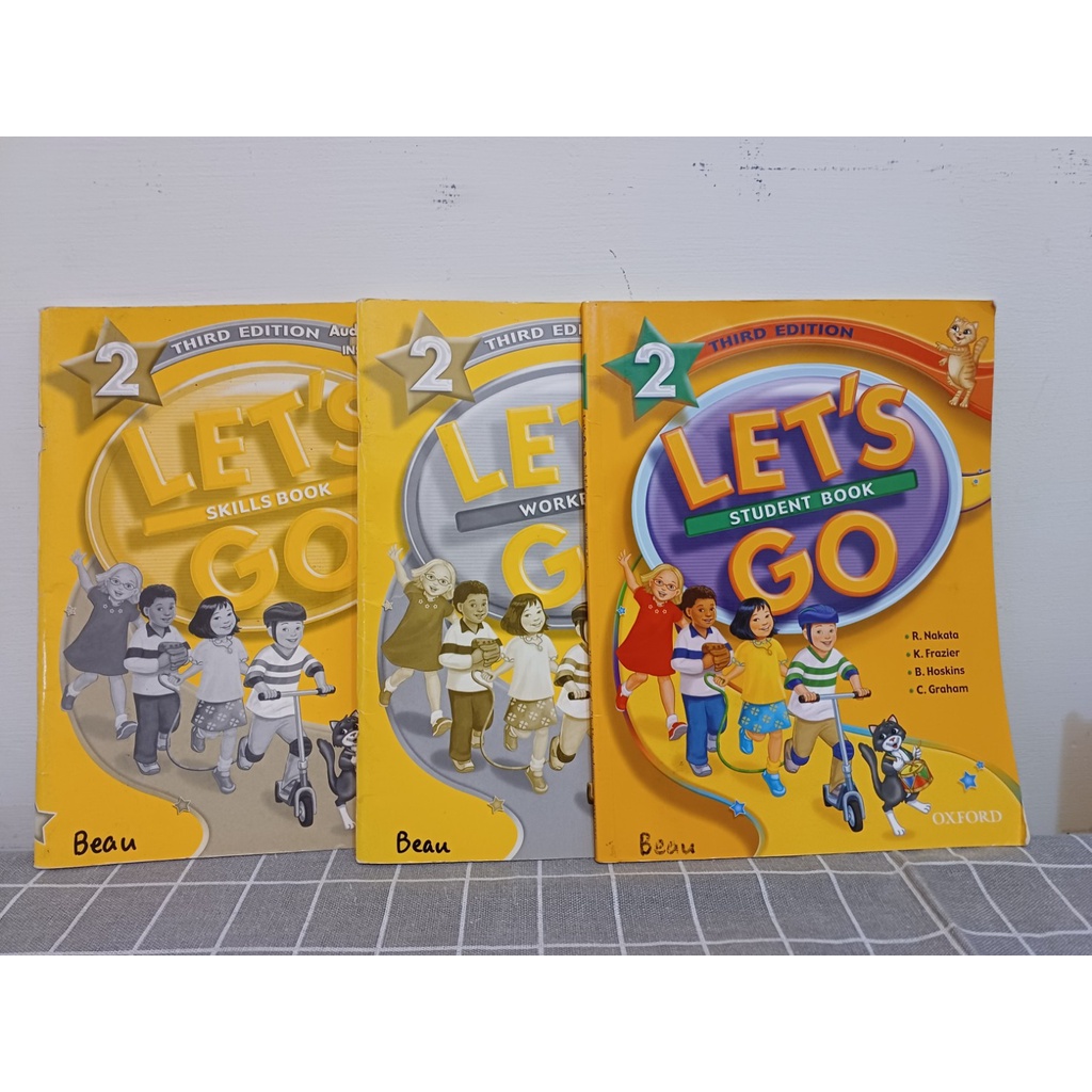 Let's Go 2 3rd Edition Let's Go 英文教材2 第三版 (內含兩片光碟、課本、兩本習作)