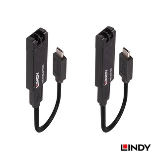 LINDY 林帝 USB 3.2 GEN 2 TYPE-C 光纖延伸器, 100M (43312)