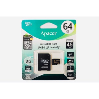 《當日出貨》Apacer 宇瞻 64GB MicroSDHC TF UHS-I U1 Class10 記憶卡 附轉卡