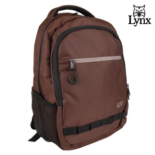 【Lynx】美國山貓運動休閒多隔層機能後背包(咖啡色) LY39-2N35-85