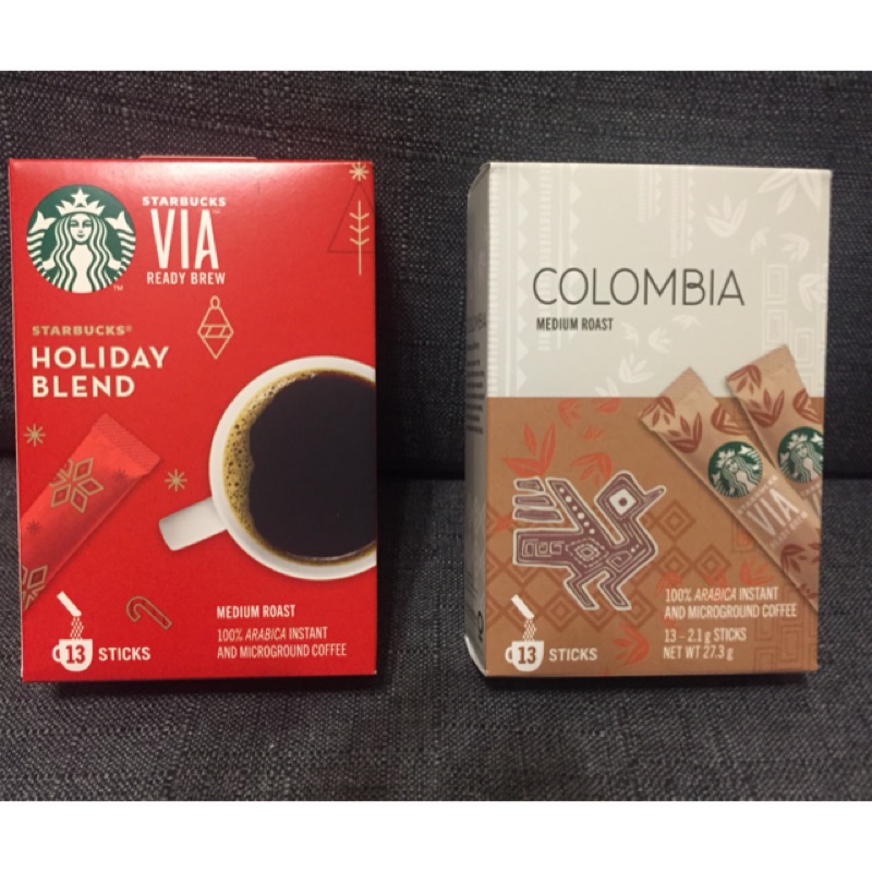 13包裝-星巴克VIA即溶咖啡～季節限定-哥倫比亞