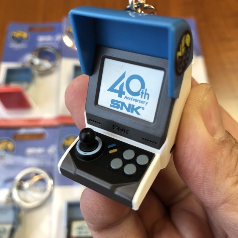 日本SNK原廠 NeoGeo mini 40週年紀念鑰匙圈 日本版 國際版 ASP