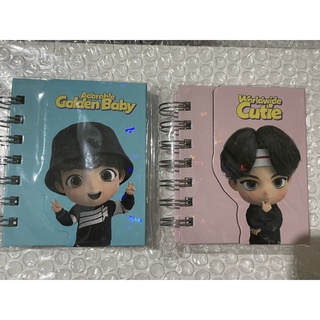 BTS TINY TAN NOTEBOOK JIN JK防彈少年團筆記本