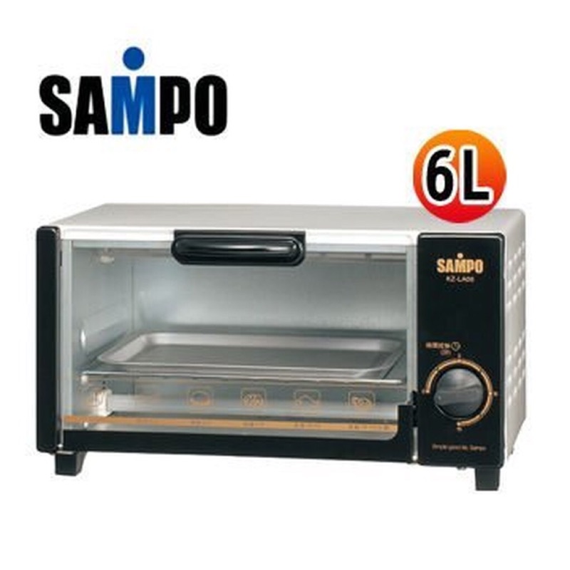 SAMPO電烤箱 聲寶電烤箱KZ-LA06 現貨 全新未拆 全新 便宜 小家庭用