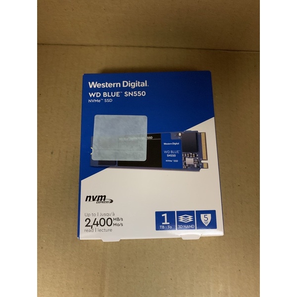 WD威騰 SN550 1TB 藍標 TLC/M.2/SSD固態硬碟/ 台北可面交