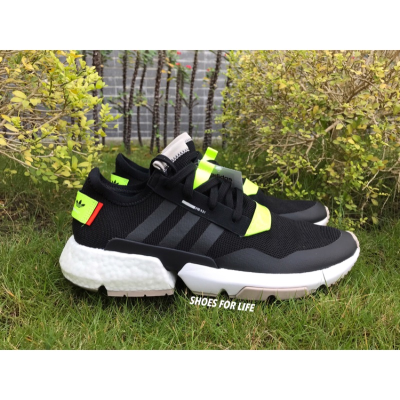 -現貨- adidas originals POD-3.1 警備員 黑黃 特殊盒 BD7693