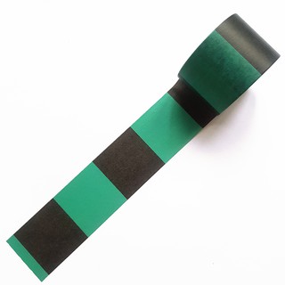mt Wamon 和紙膠帶 30mm / 市松 黑x綠 (MT01K1939) / 日本和柄限定款