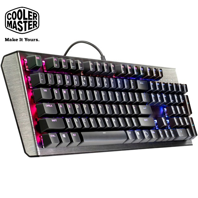 Cooler Master 酷碼ck550 機械式rgb 電競鍵盤 中刻 手靠墊 蝦皮購物