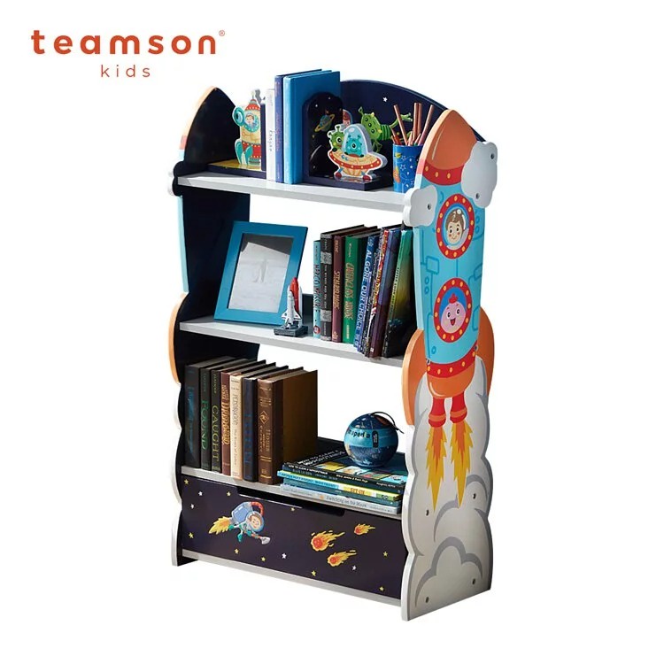 Teamson 太空探險兒童專屬書架(4層)