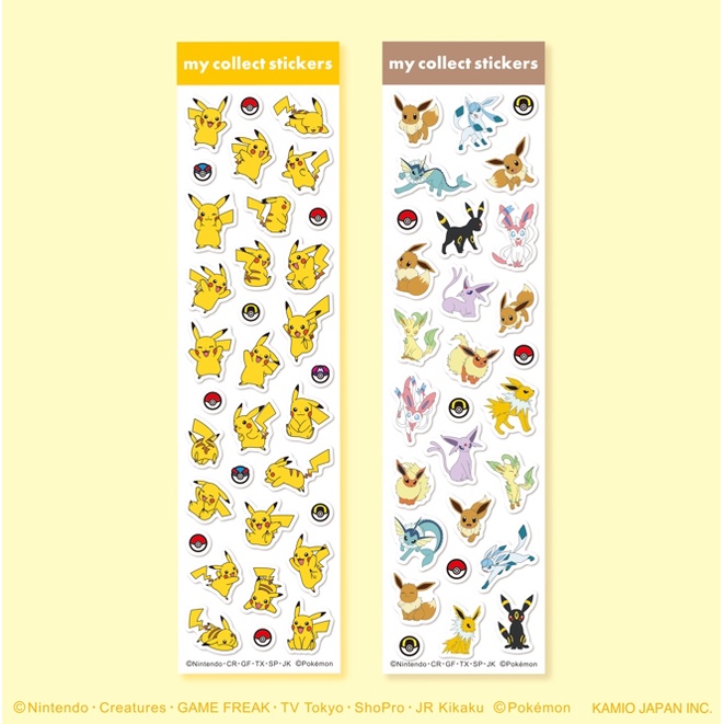 日本直送 W67 神奇寶貝 精靈寶可夢 皮卡丘 Pokémon 貼紙 手帳貼紙 日本製貼紙 做記號重點美化包裝裝飾書籤
