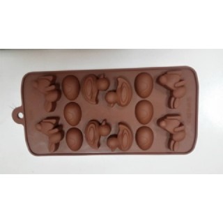 兔子鴨子蛋巧克力膜