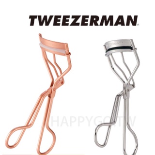 德國 雙人Tweezerman 微之魅 玫瑰金 銀色 11cm 不鏽鋼 經典 睫毛夾 超捲翹 睫毛夾 1035-RGR