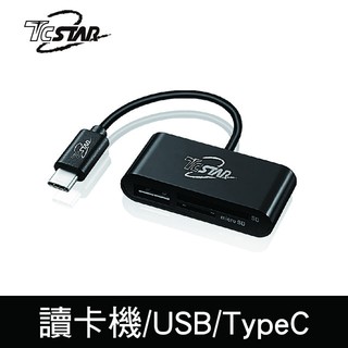 TCSTAR TYPE-C轉SD/TF讀卡及 USB 2.0轉接器 TYC-MF001BK 蝦皮直送 現貨