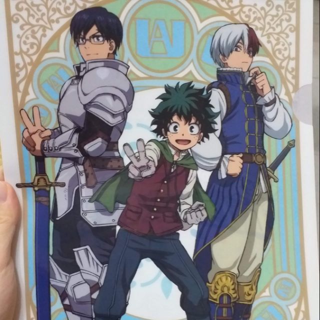 我的英雄學院 我英 十傑轟綠谷飯田資料夾 蝦皮購物