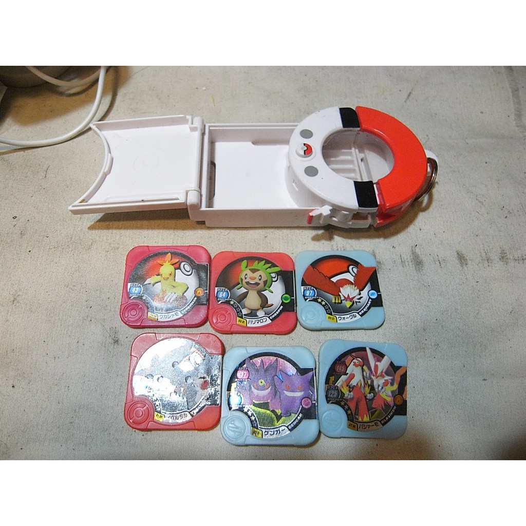 二手 神奇寶貝Pokemon Tretta卡匣隨身收納盒 可收納6枚卡匣公司貨