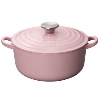 Le creuset 粉色 雪紡粉 28cm 圓鍋