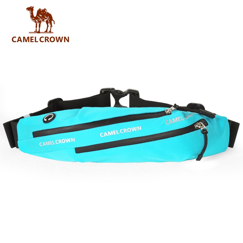 CAMEL CROWN駱駝 運動腰包 輕便多倉大容量男女款跑步防水防汗腰包