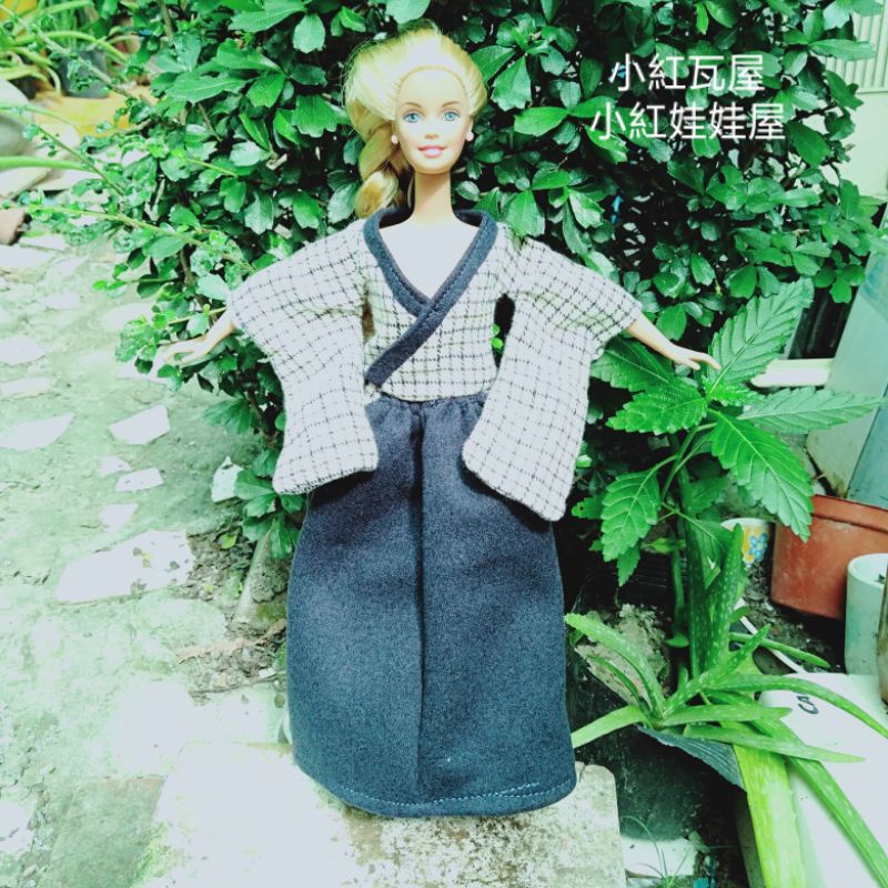 小紅瓦屋.老芭比新芭比可穿的日本傳統服飾武士服(芭比和服芭比衣服)