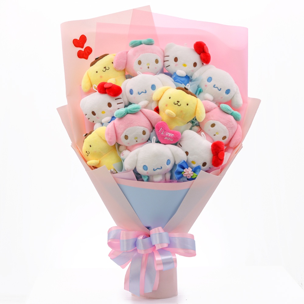 【預購】Hello Kitty 花束禮盒 生日禮物 畢業典禮 求婚 情人節 花束 禮盒 造型花