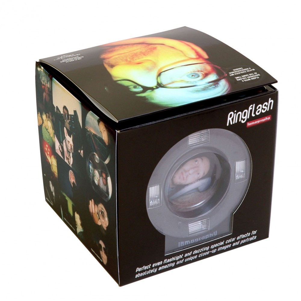(全新)LOMO相機用 環型閃光燈 人像/夜間 Ringflash 四色濾鏡