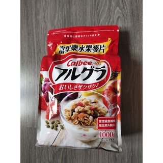 好市多Calbee卡樂比富果樂水果早餐麥片1公斤（1000公克,現貨,2026/04/02)