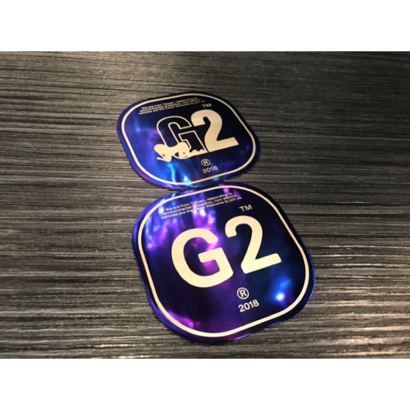 阿欽賣場 GOGORO2 車身標誌 鈦合金款式 鑰匙孔 鈦片