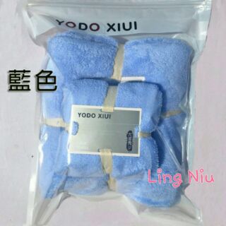 YODO珊瑚絨浴巾大小組盒 寶寶浴巾 毛巾 包巾