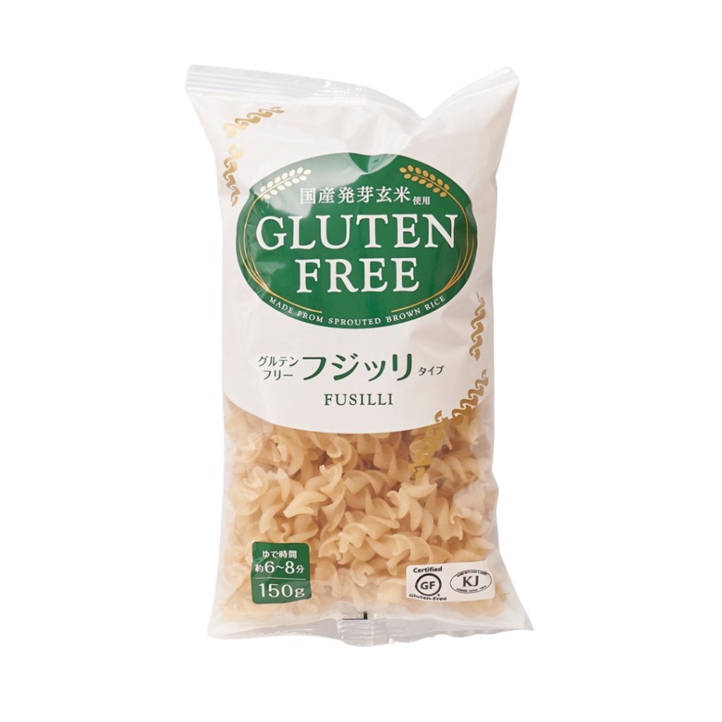 Glutenfree無麩質螺旋麵150g 日本發芽糙米製成 無麩質麵 米義大利麵 米穀 無麩質飲食