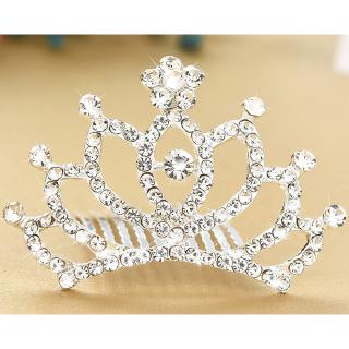 森米兔兒童飾品公主王冠髮箍小女孩髮卡女童水鑽頭箍 蝦皮購物