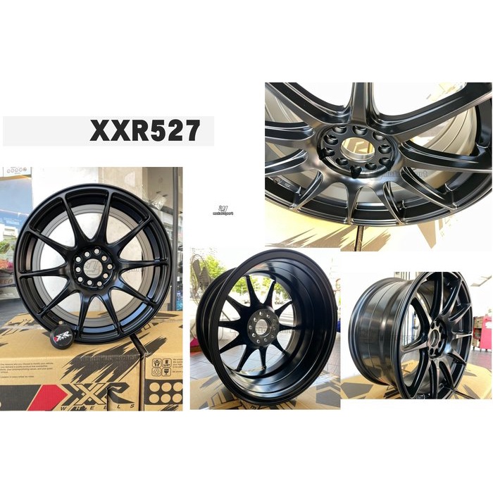 超級團隊S.T.G ALTIS 10.5代 11代 11.5代 正 XXR 527 17吋 鋁圈 輪框 消光黑 5/10