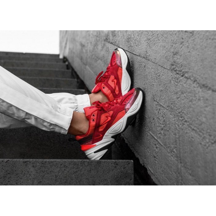 m2k tekno red suede