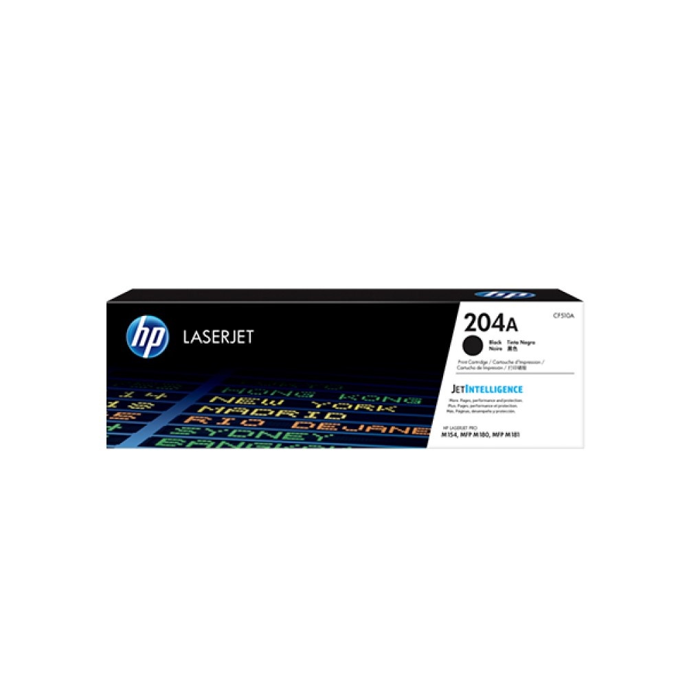 HP 204A 黑色原廠碳粉匣 CF510A 適用M154a/M154nw/MFP M180n/MFP M181fw