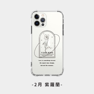 可印 現貨韓系誕生花手機殼適用iphone手機殼透晶軍規殼iphone12 13p 13 Xs Se I11 蝦皮購物