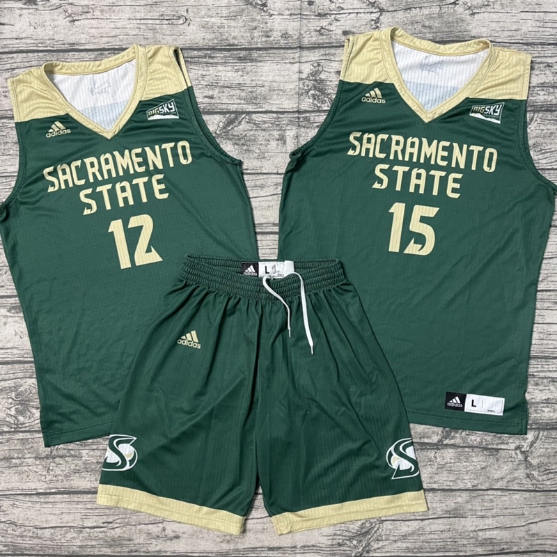 Adidas NCAA Sacramento State Hornets 球員版 球衣 雙面 練習衣 吳永盛 Nike