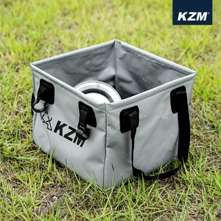 【綠色工場】KAZMI KZM 2WAY方型折疊水桶(K8T3K005) 攜帶型水桶 水桶 27L 儲水箱 儲水桶 水箱