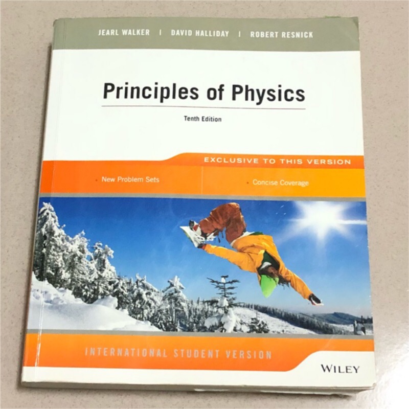 普通物理原文書八九成新Principle of Physics tenth edition 普物原 
