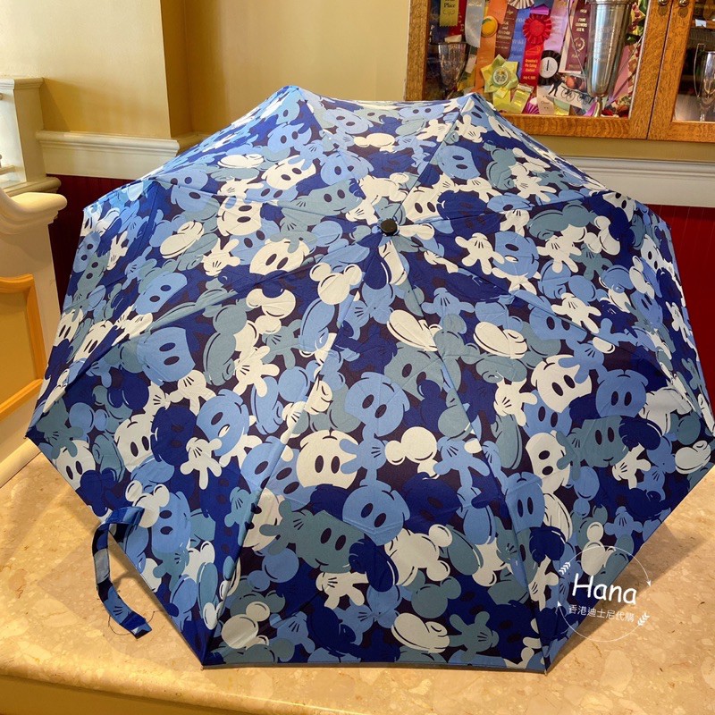 預購 香港迪士尼代購 米奇老鼠雨傘 藍色款