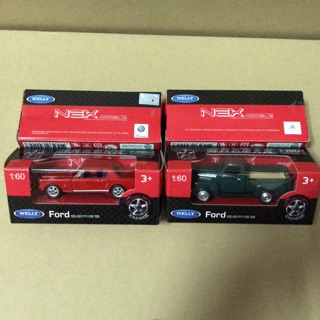 WELLY威利小汽車 模型車3臺合購Ford / volkswagen