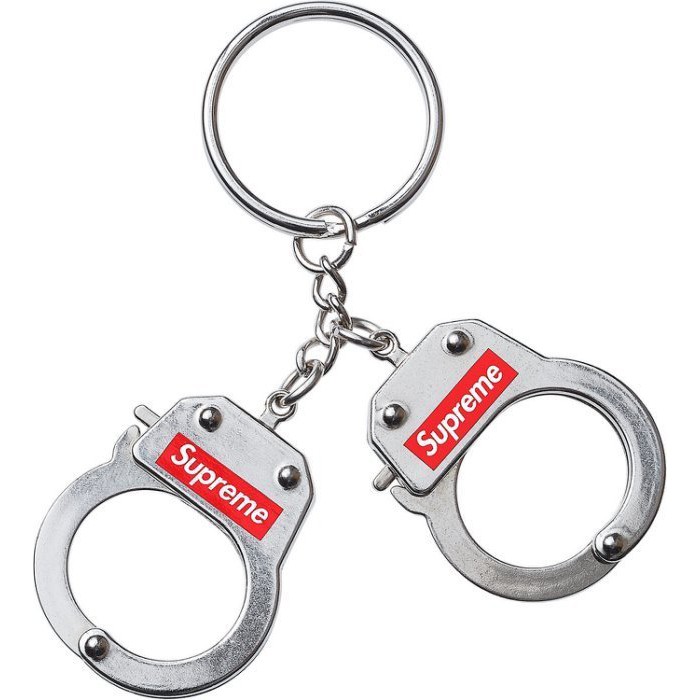 Supreme 2017 f/w Accessories Handcuffs Keychain 手銬 鑰匙圈