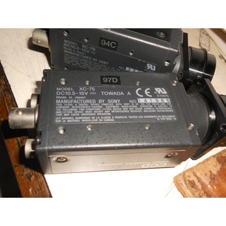 SONY 工業用攝影機 XC-75C CCD 感測頭 TSM-0208-4173 (後)