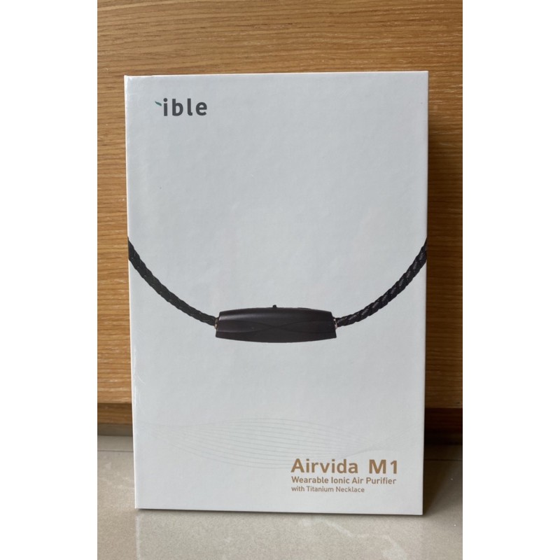 【全新未拆】ible Airvida  鈦項圈負離子空氣清淨機  編織繩(M1)-45cm編織繩45cm