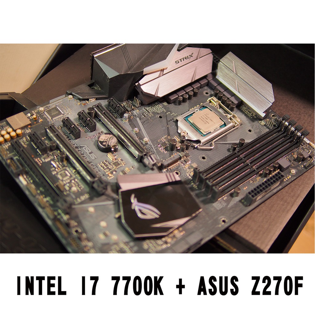 處理器 CPU INTEL I7 7700K 1151 + 主機板 ASUS ROG STRIX Z270F Z270